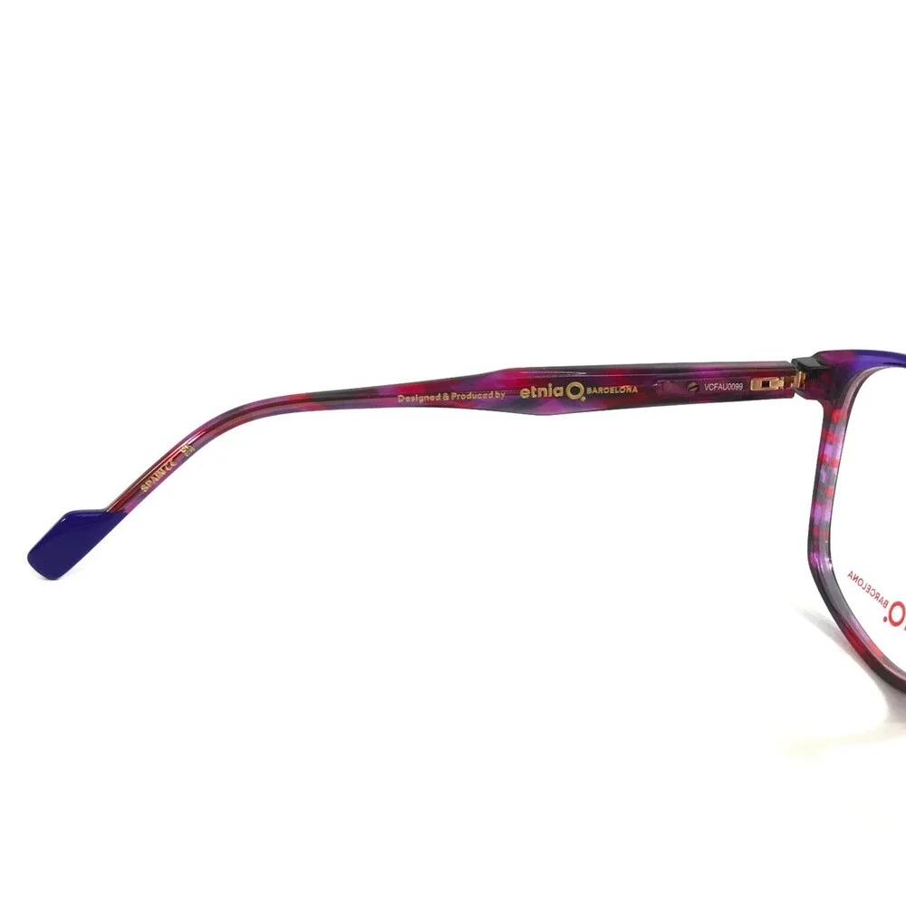 Etnia Barcelona Eyeglasses Frames VREELAND FUBL Fuchsia Blue Square 53-16-138